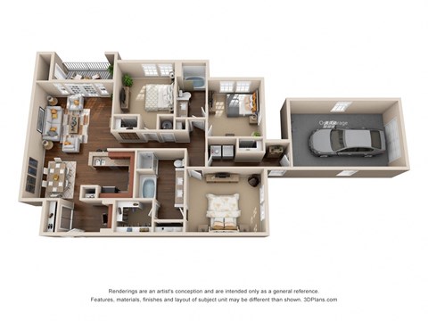 3 bed 2 bath at The Reserve at Sugarloaf Apartments, Duluth, GA
